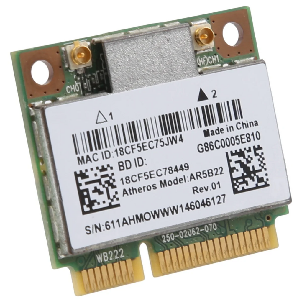 AR5B22 2.4/5GHz Dual Band Wifi Card 802.11Ac Bluetooth 4.0 Wireless WLAN Card for Y400 Y500 Y410P S215 U330 U430 Oasis Select Default Title