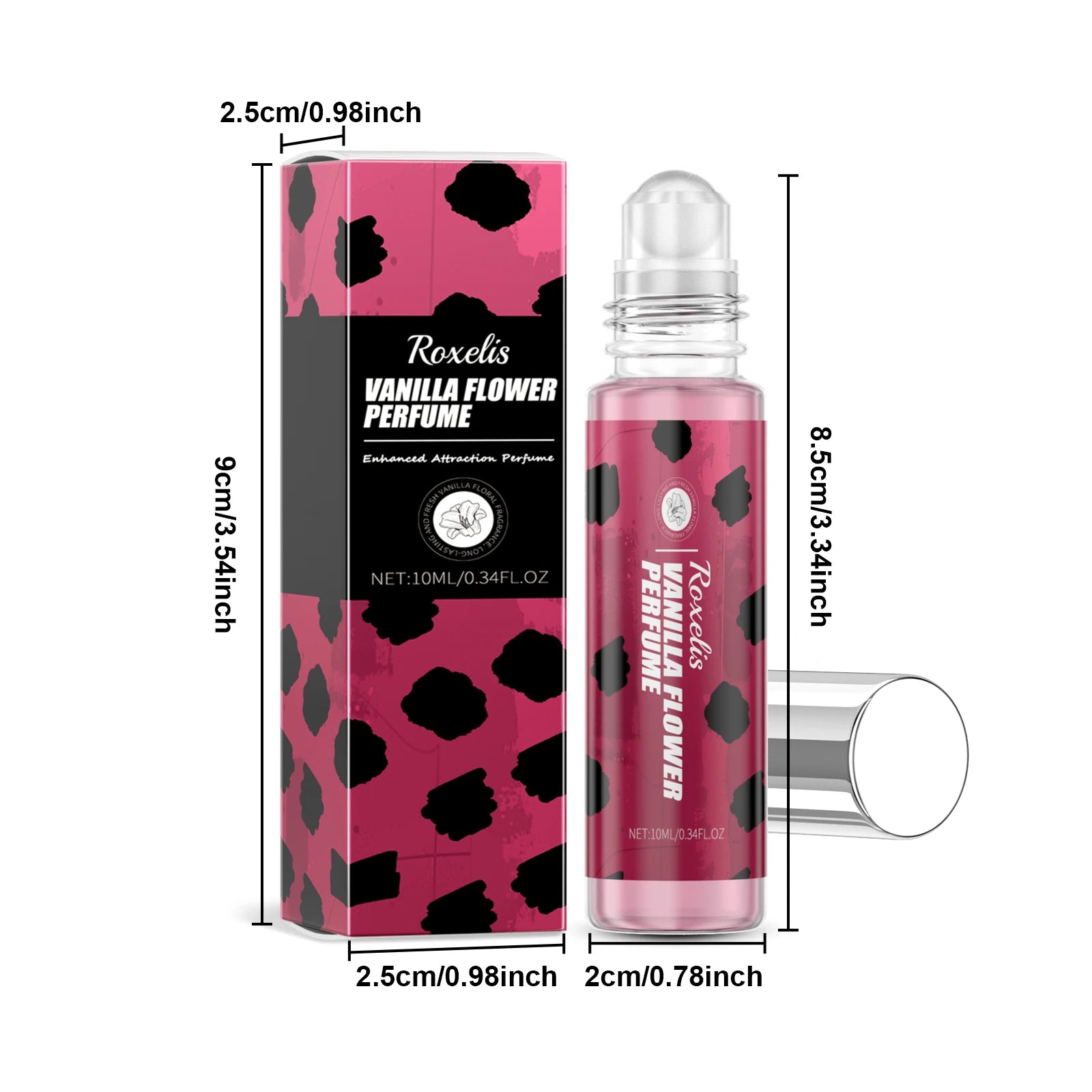 10ML Unisex Vanilla Floral Perfume Eau De Toilette Long Lasting Fresh Natural Fragrance Chram Enhancement Daily Sweet Perfume Oasis Select