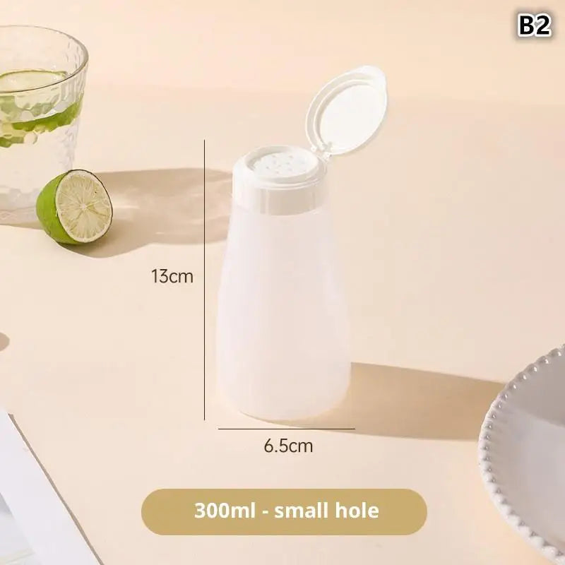 Kitchen Plastic Spice Bottle Barbecue Seasoning Bottle With Lid Salt Pepper Shaker Pepper Shaker Dustproof Mini Seasoning Jar Oasis Select B2