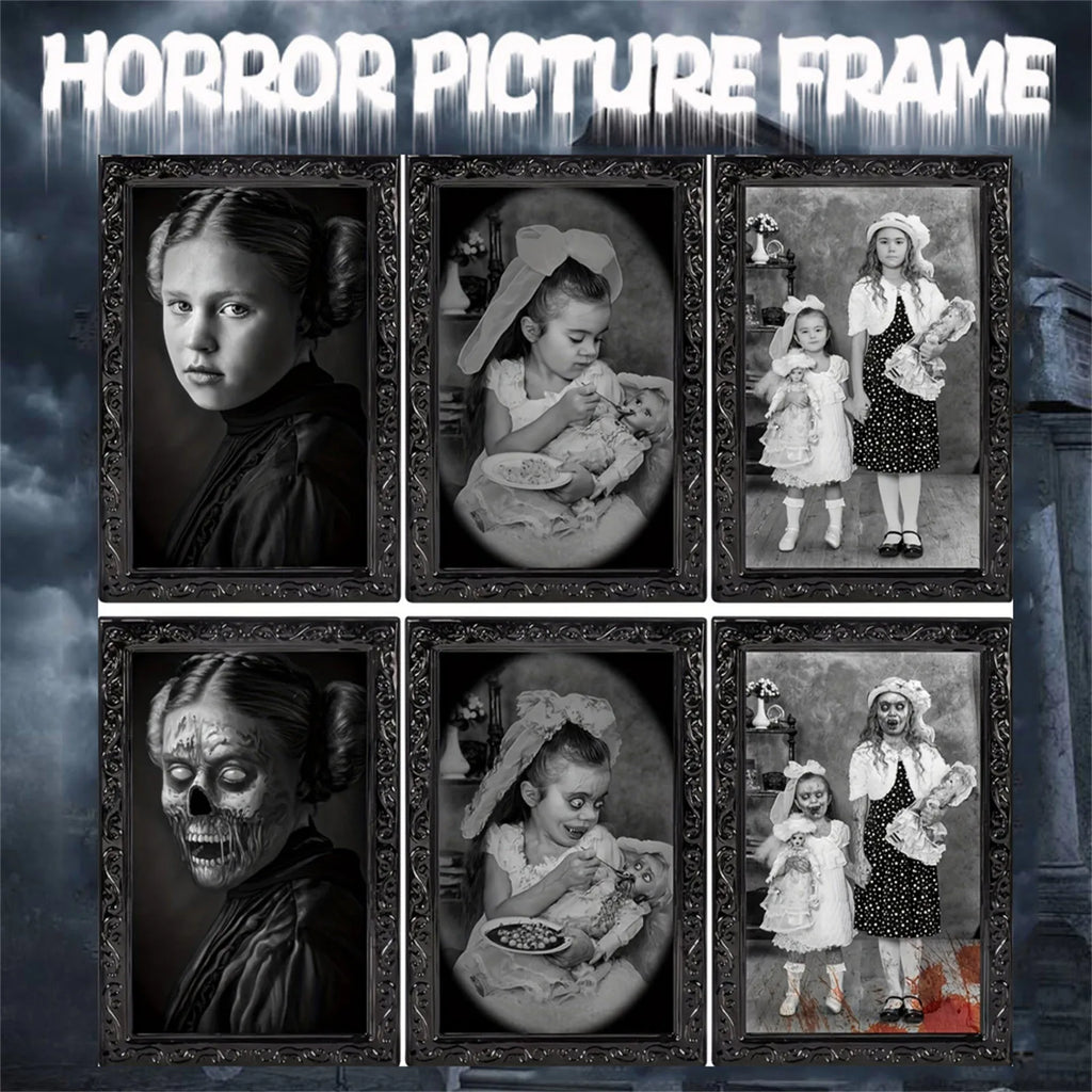 Halloween 3D Changing Face Portrait – Gothic Horror Wall Decor Halloween Wall Decor Oasis Select