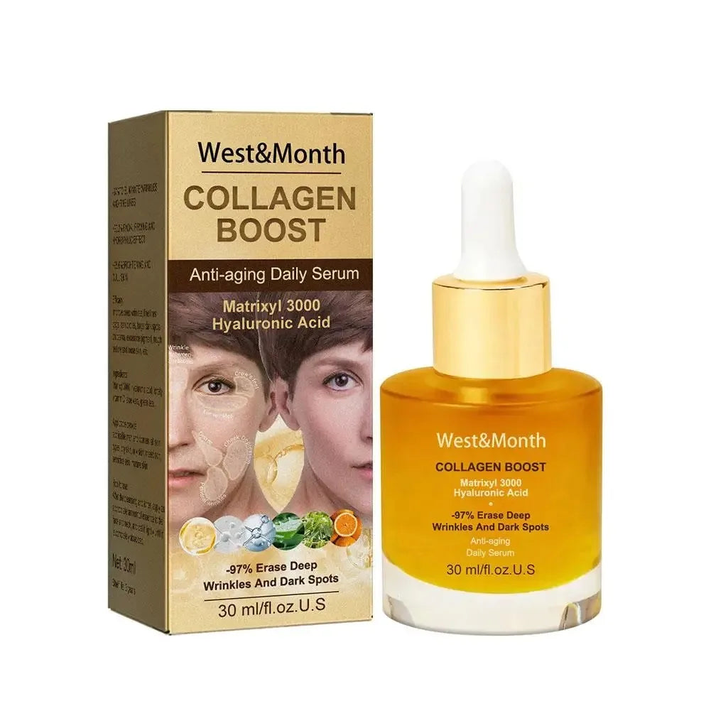 Collagen Face Serum moisturing Tightening Hydrating Smoothing nourishing Brightening face skin care product 30ml Oasis Select 30ml