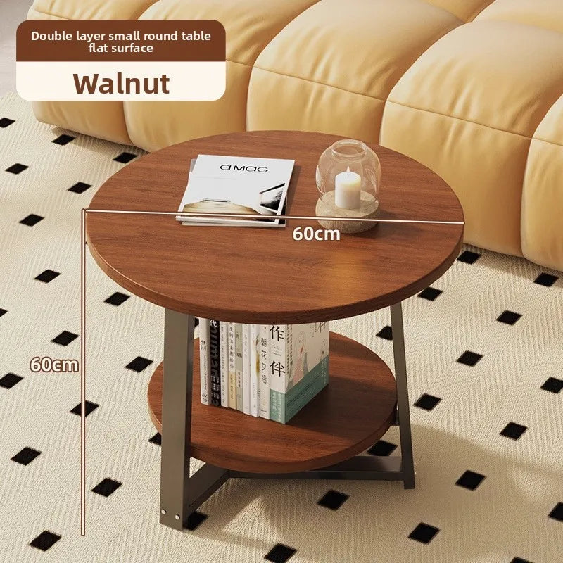 Multi-functional Coffee table Japanese creative annual ring small coffee table small apartment sofa side balcony tea table Oasis Select SC-PM-GAO-60-60