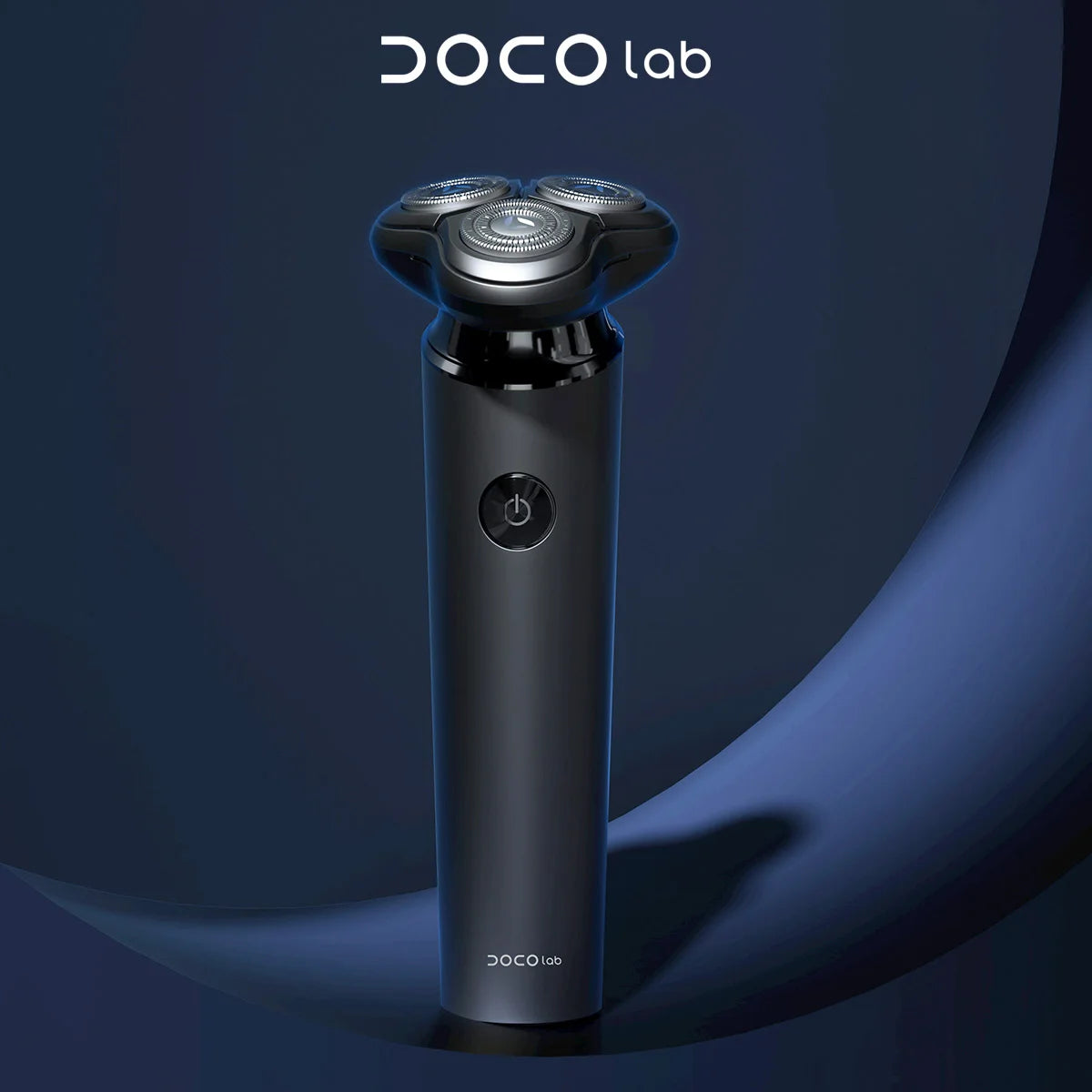 DOCOLAB Electrical Rotary Shaver for Men 3D Floating Blade Washable Type-C USB Rechargeable Shaving Beard Machine Oasis Select