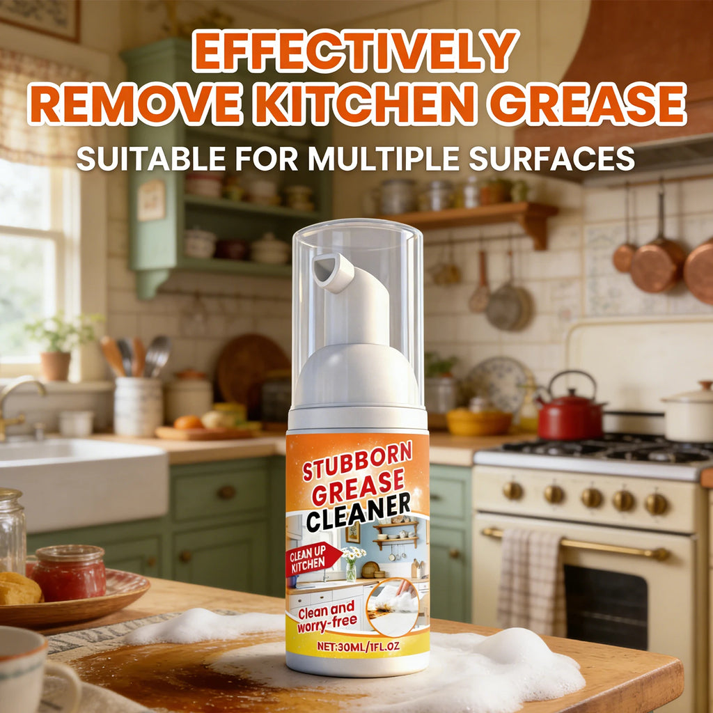 Kitchen Foam Cleaner Dirt Stain Remove Oil and Grease Multipurpose Cleaner Foam Spray for Oven Kitchen Degreaser Products 30ml Oasis Select
