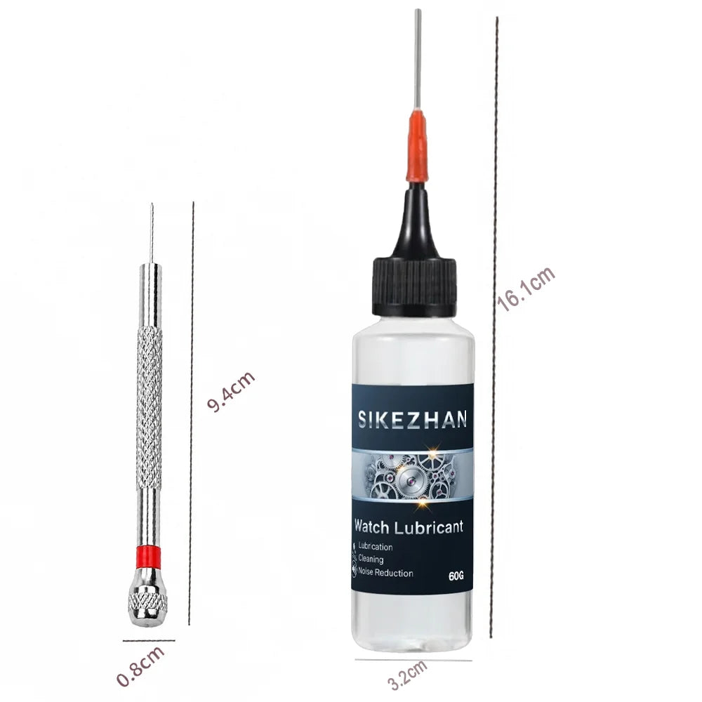 5Pcs Watch Repair Tool Kit & Precision Mechanical Watch Lubricant Oil Professional Clock Maintenance Set For Watchmakers DIY Fix Oasis Select