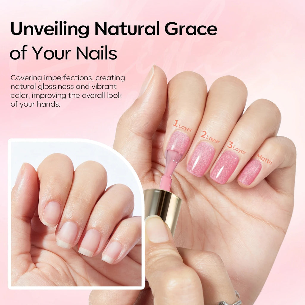 YURHERSU Soak-Off UV LED Gel Nail Polish – Long Lasting 10ml Gel Nail Polish Oasis Select