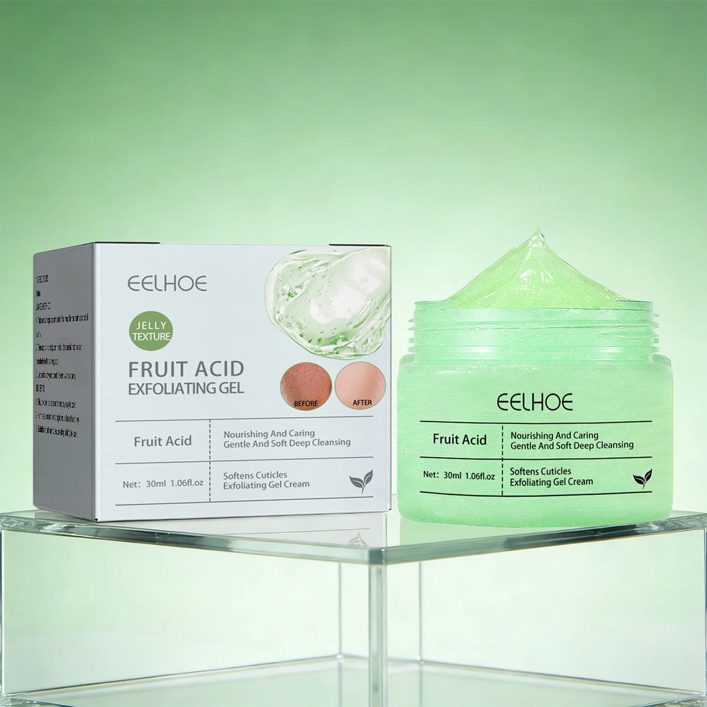 Eelhoe Fruit Acid Exfoliating Gel – Pore Cleanse & Blackheads Facial Exfoliating Gel Oasis Select
