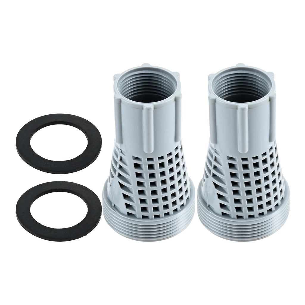 2Pcs 4K8001 Long Filter Adaptor Plastic Long Filter Adaptor Kit for Intex 58254,Wide Application Pool Filter and Pipes Connecte Oasis Select Default Title