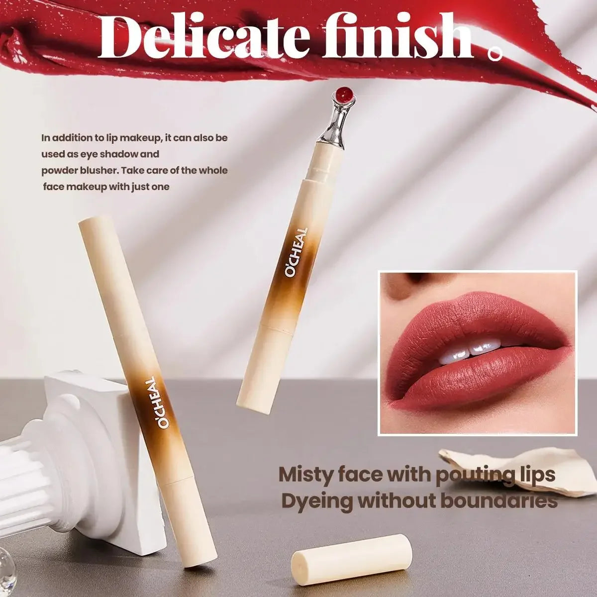 OCHEAL Matte Liquid Lip Cream – Waterproof Velvet Lipstick Liquid Lip Cream Oasis Select