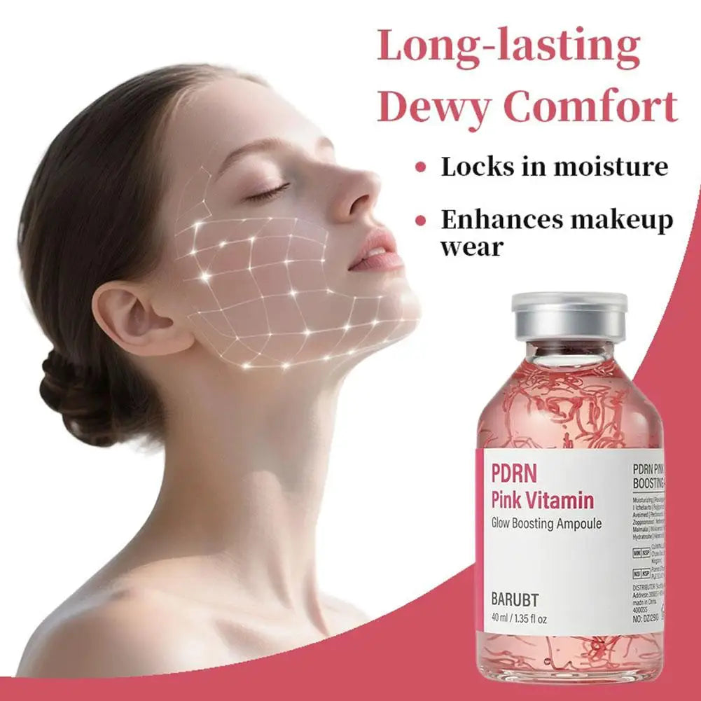 Collagen Silk Peptide Peptide Pink PDRN Glow Intensive Ampoule Intensely Hydrating, Lifting And Firming Increase Skin Elasticity Oasis Select
