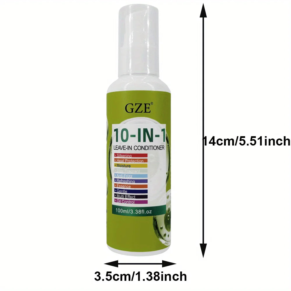 GZE 10-in-1 Leave-In Conditioner | Argan Oil, Anti-Frizz