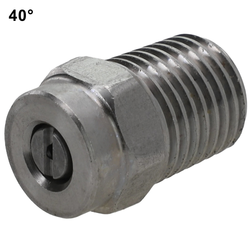 High Pressure Washer Jet Wash Spray Nozzle 1/4" 0° 15° 25° 40° Sizes 6000PSI High Pressure Washer Sprayer Nozzle Oasis Select 40 degrees