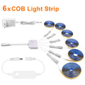 12V COB LED Strip Lights Smart Zigbee Tuya APP Control Kitchen Collect Wine Cabinet DIY Decor Lighting Ribbon Voice Time Setting Oasis Select 6PCS COB LED Strip Warm White 2m