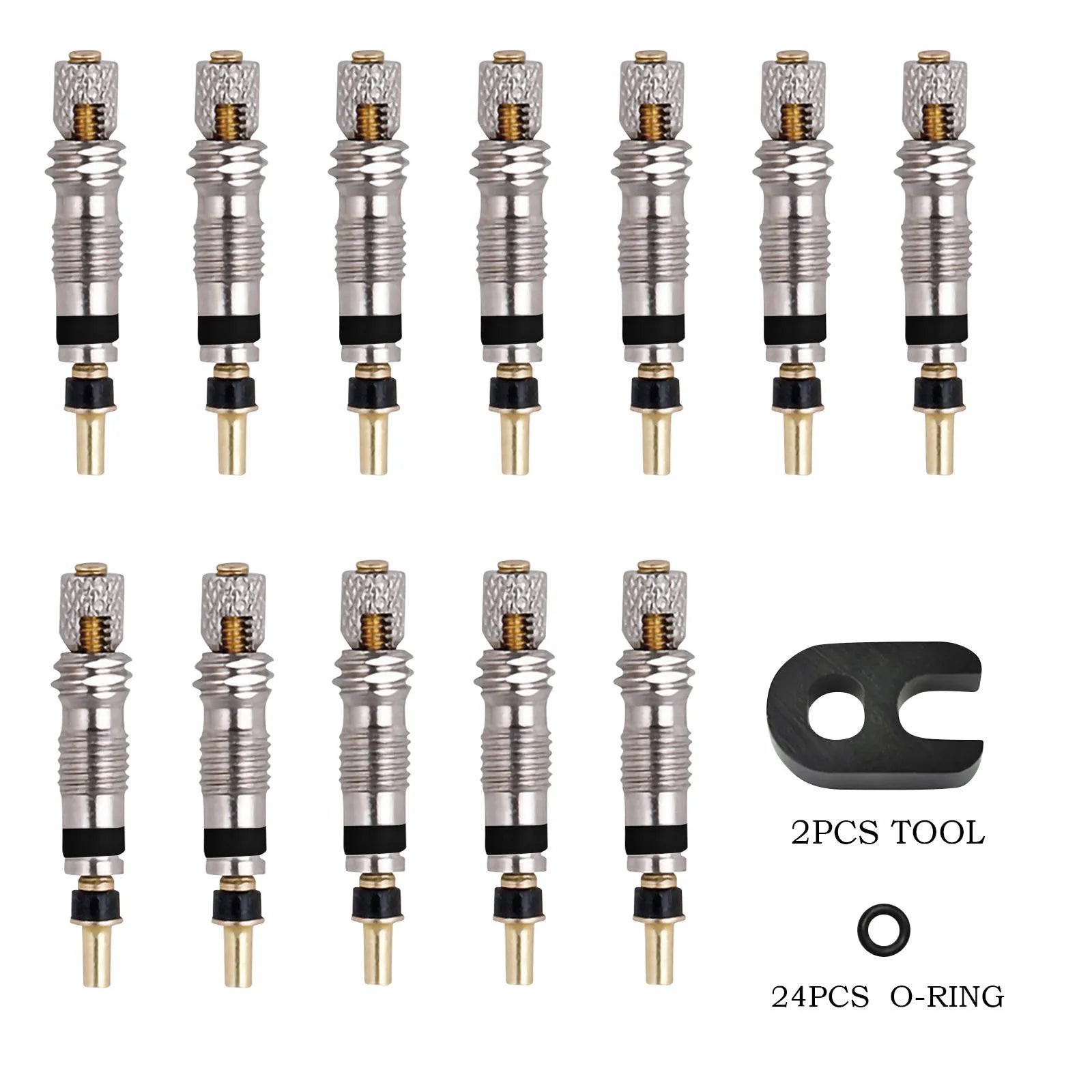 2/6/112pcs Bicycle Valve Core Stem Presta Style Tyre Valve Core For Tubeless Road Bike Mtb Bike Fren For Bicycle Mtb/road Bike Oasis Select C