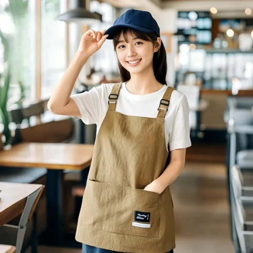 Professional Barber Apron – Waterproof, Breathable, 2 Sizes & Pocket