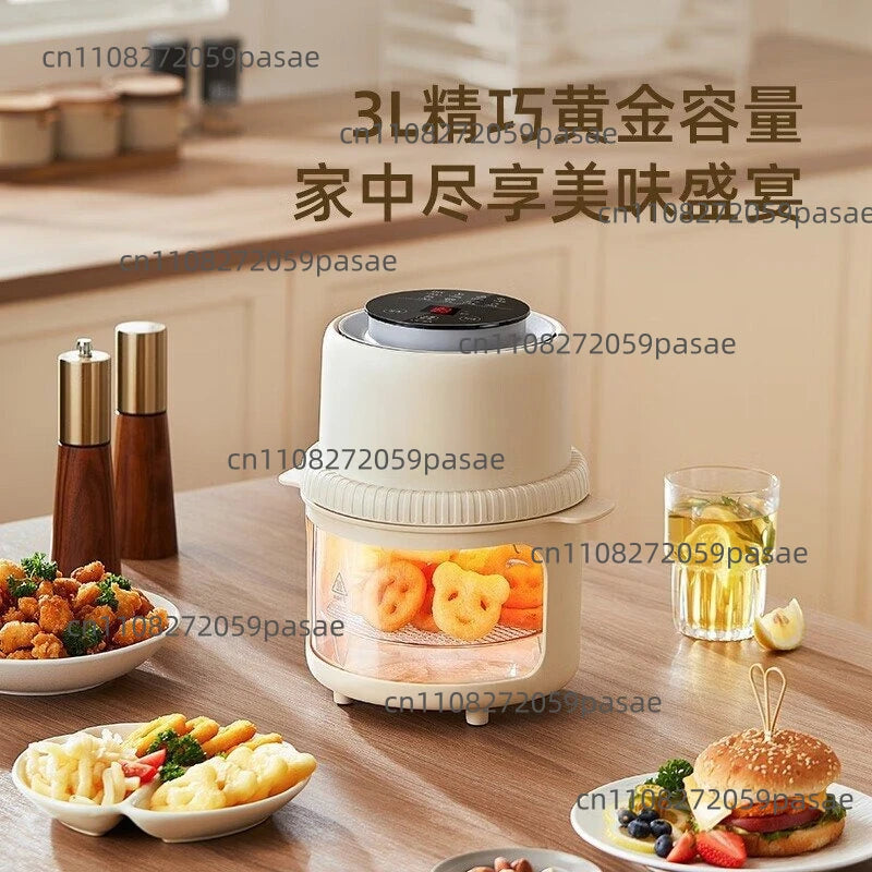Smart Oil-Free Air Fryer 3–4L 1200W | Electric Hot Air Fryer
