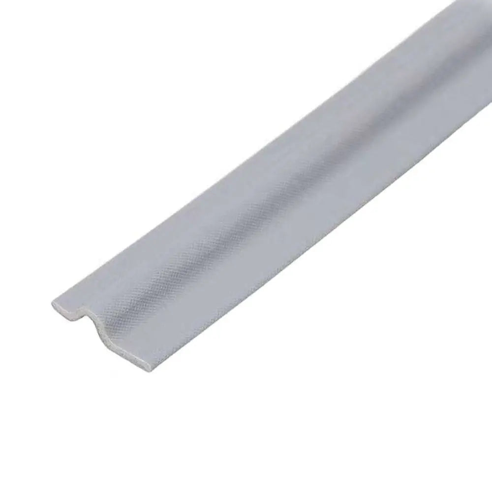 New Soundproof Foam Flat Window Sealing Strip S-shaped Flexible Weatherstrip Windproof 2 Meters Window Weather Stripping Window Oasis Select grey-Sliding