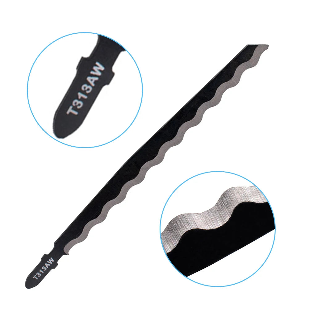 152mm HCS Jig Saw Blades Carbon Steel Woodworking Saw Blade For Cutting Leather Cardboard Plastic Carpet Oasis Select