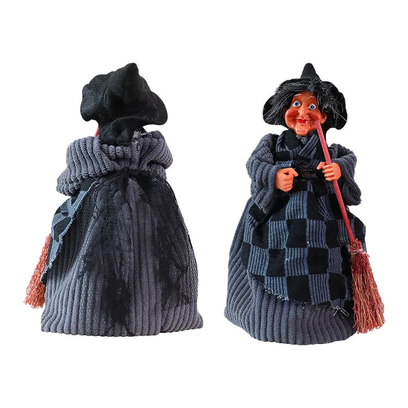 Halloween Decoration Witch Hanging Ornament - Retro Broom Prop for Bar, Haunted House, KTV | in Stock Oasis Select