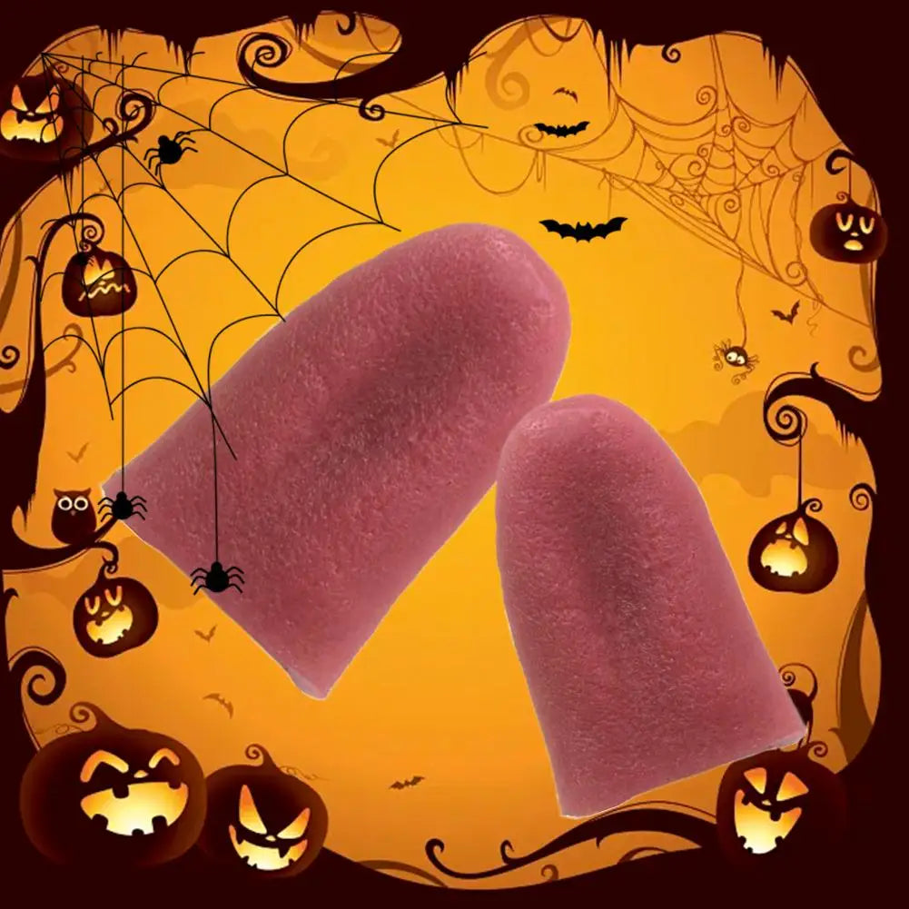 Red Realistic Fake Tongue TPR Magic Prop Halloween Prank Toy Portable Gag Trick Tongue for April Fools Day Joke Oasis Select