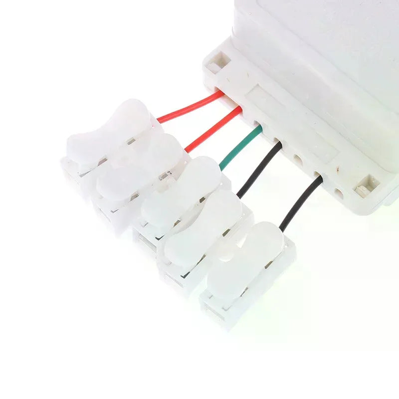 LED String Dimmer EK-04 2/4-Way 8 Function Knob/Solder-Free Type Push Button Type Light Adjustment Controller Oasis Select