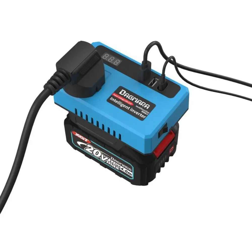 Makita Battery Inverter 3 USB Ports 120W DC to AC Converter