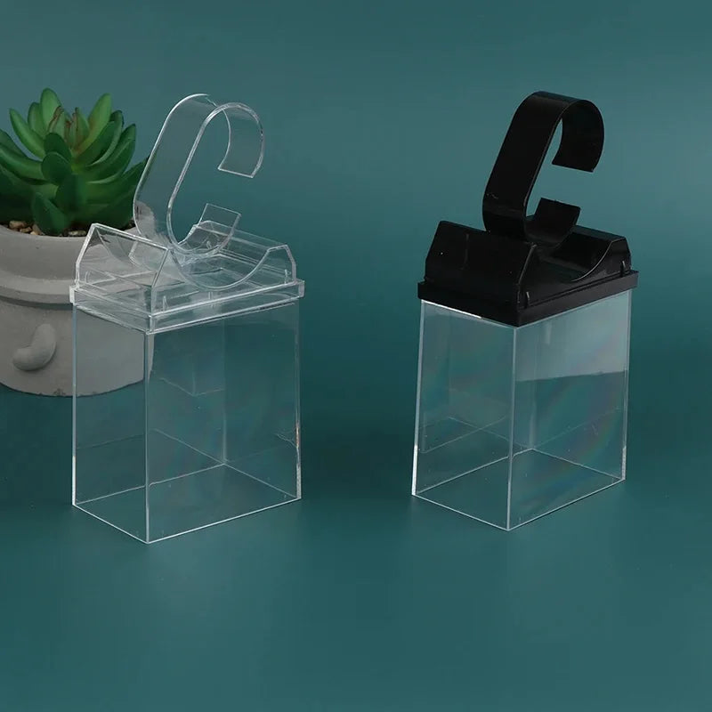 Transparent Plastic Watch Stand & Jewelry Display Box
