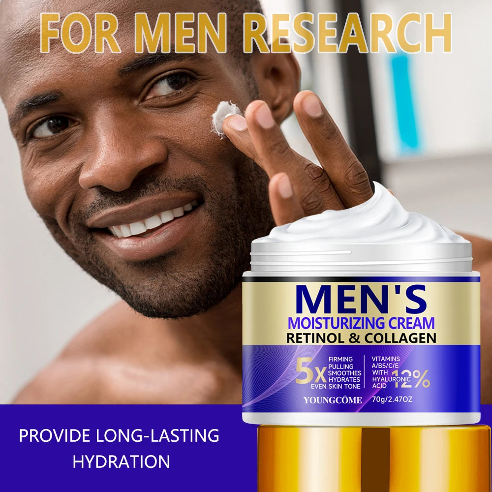 Men's Retinol Face Moisturizer Moisturizing Retinol Cream Anti-Wrinkle Aging Moisturizing Shrink Pores Whitening Smooth Retinol Oasis Select