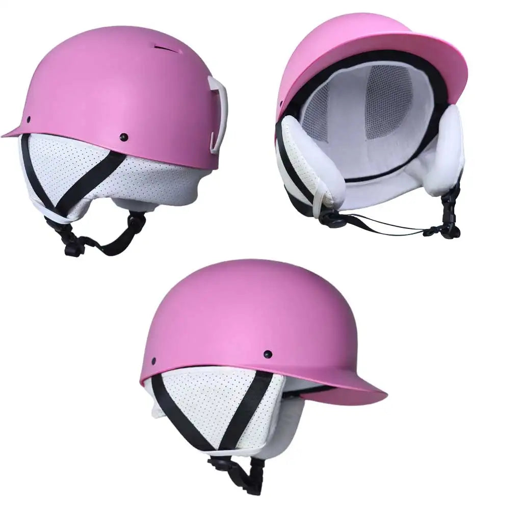 Women's Ski Thermal Helmet with Goggle Retainer & Removable Ear Pads for Skiing Snowboarding Board Ski Equipment Protective Gear Oasis Select