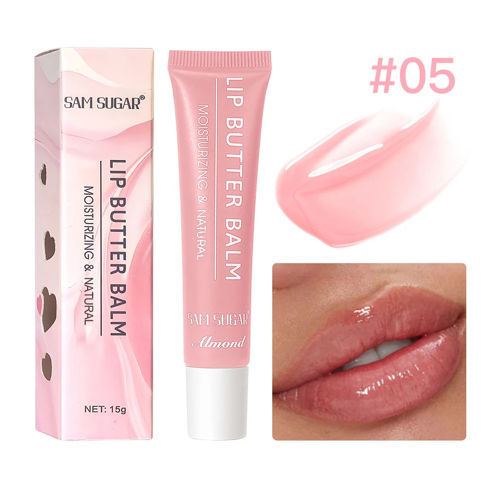 Hydrating Lip Butter Balm Long Lasting Waterproof Non Greasy Oil Gloss Mirror Shine Tint Care 5 Colors Oasis Select 05