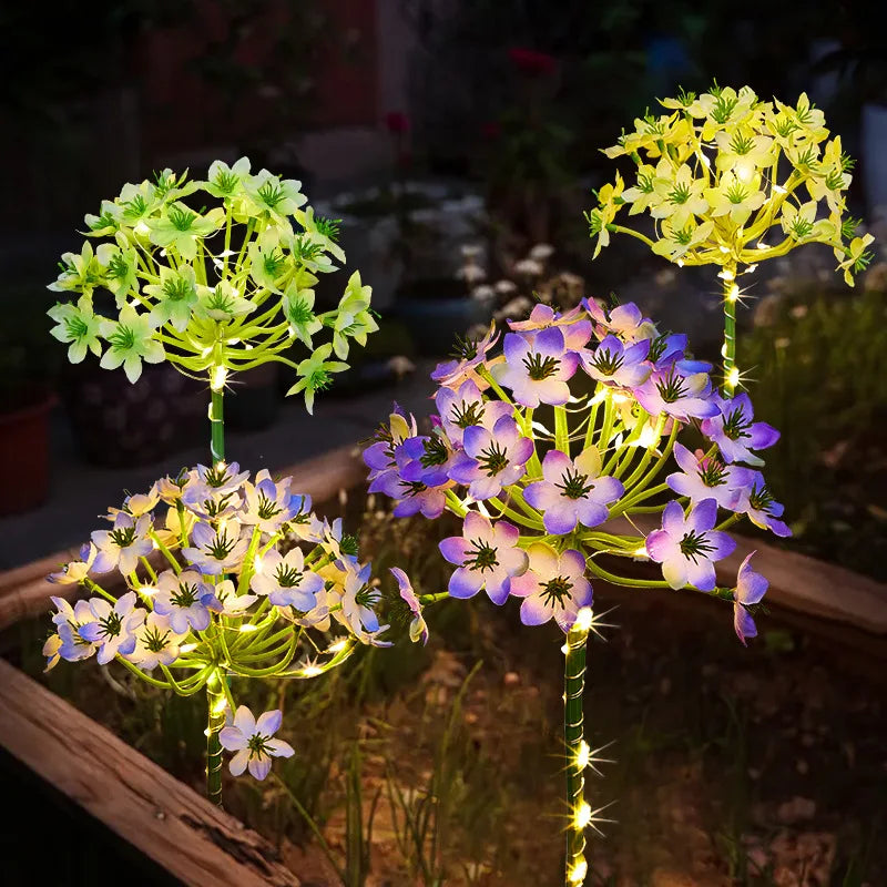 LED Solar Waterproof Lotus Lamp, Ground Insert Lamp, Outdoor Garden Lawn Lamp Solar Garden Light Oasis Select