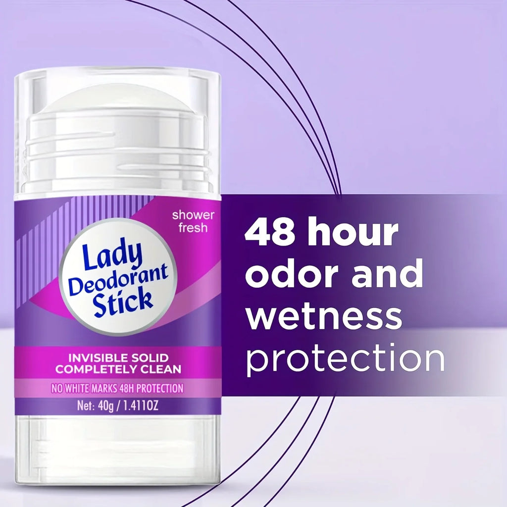 Lanemay Women's Deodorant Stick – 48Hr Invisible, No White Marks