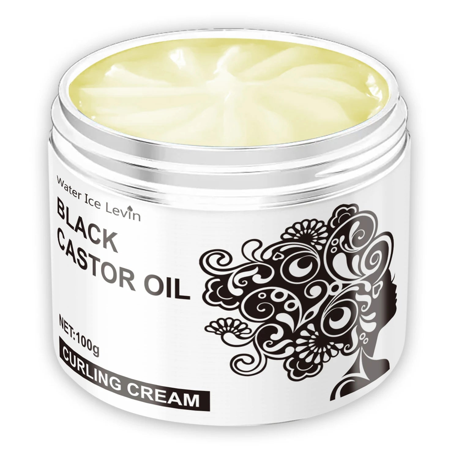 Curly Hair Elastic Cream – Coconut Oil Moisturizing Formula Curl Styling Cream Oasis Select 100g Bottle
