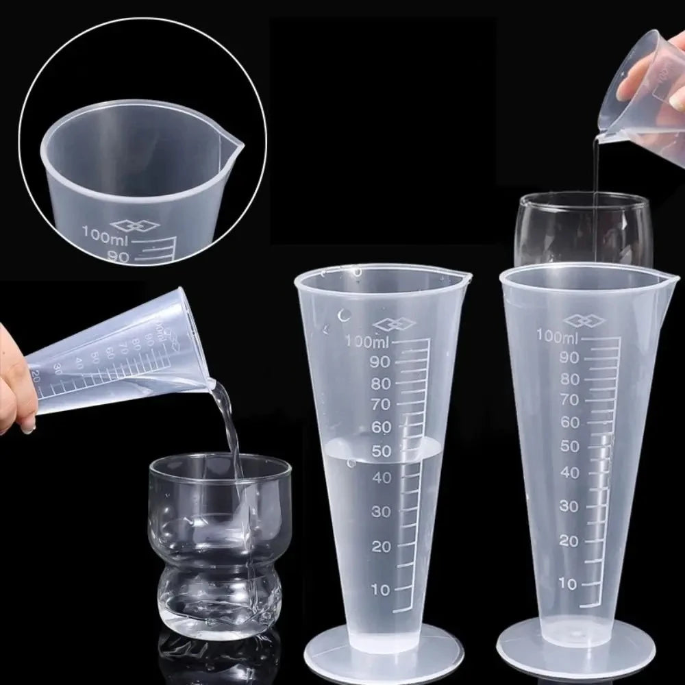 100ml Liquid Measuring Cup Large PP Plastic Corrugated Cup Kitchen Supplies Transparent Measuring Jugs Plastic Measuring Cup Oasis Select