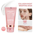 Night Collagen Wrapping Mask Rejuvenation Moisturizing Brightening Korean Face Mask Make Glowy Skin Elasticity Facial Mask Oasis Select 75ml