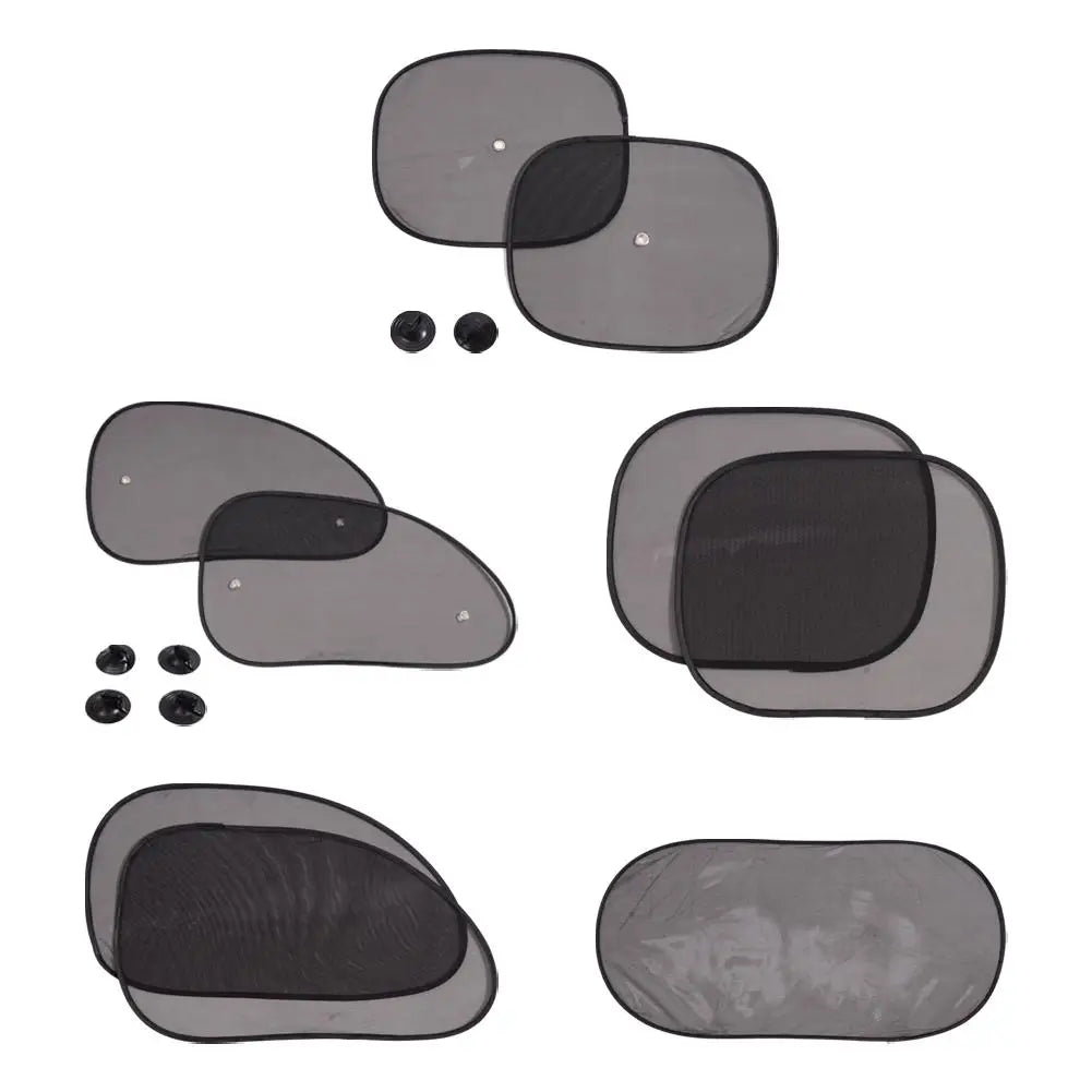 2-Pack Mesh Car Side Window Sun Shades – UV & Heat Blocking Car Window Sun Shade Oasis Select