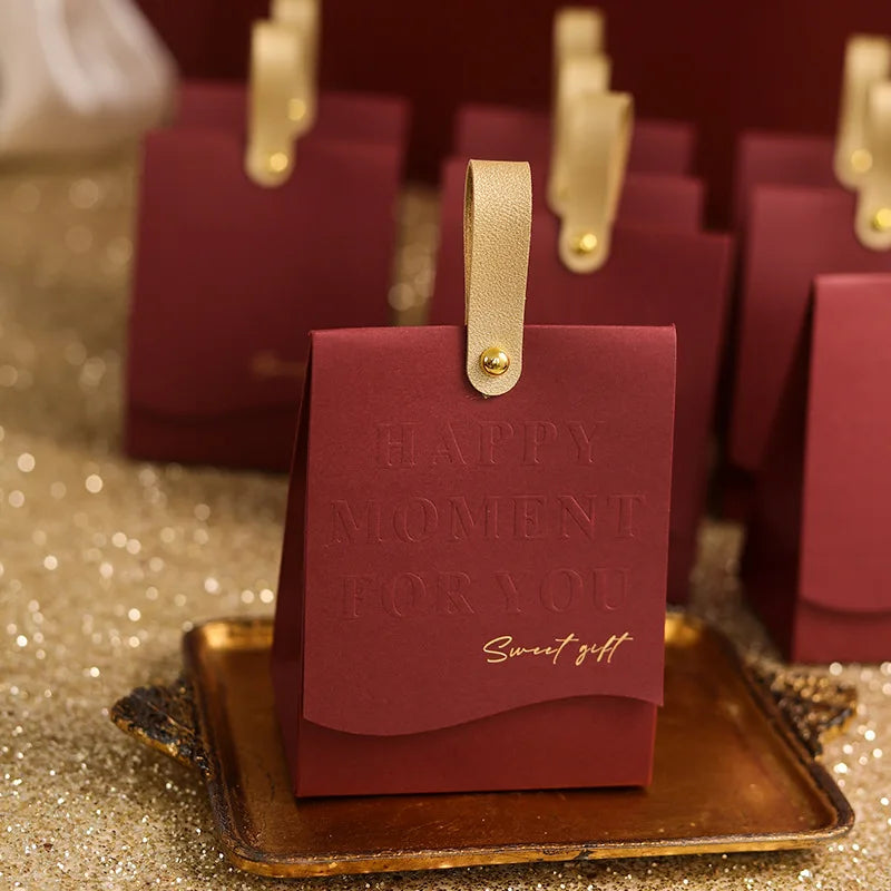 1Pcs Creative Wedding Accompaniment Wedding Candy Handheld Gift Boxes for Party Wedding Oasis Select
