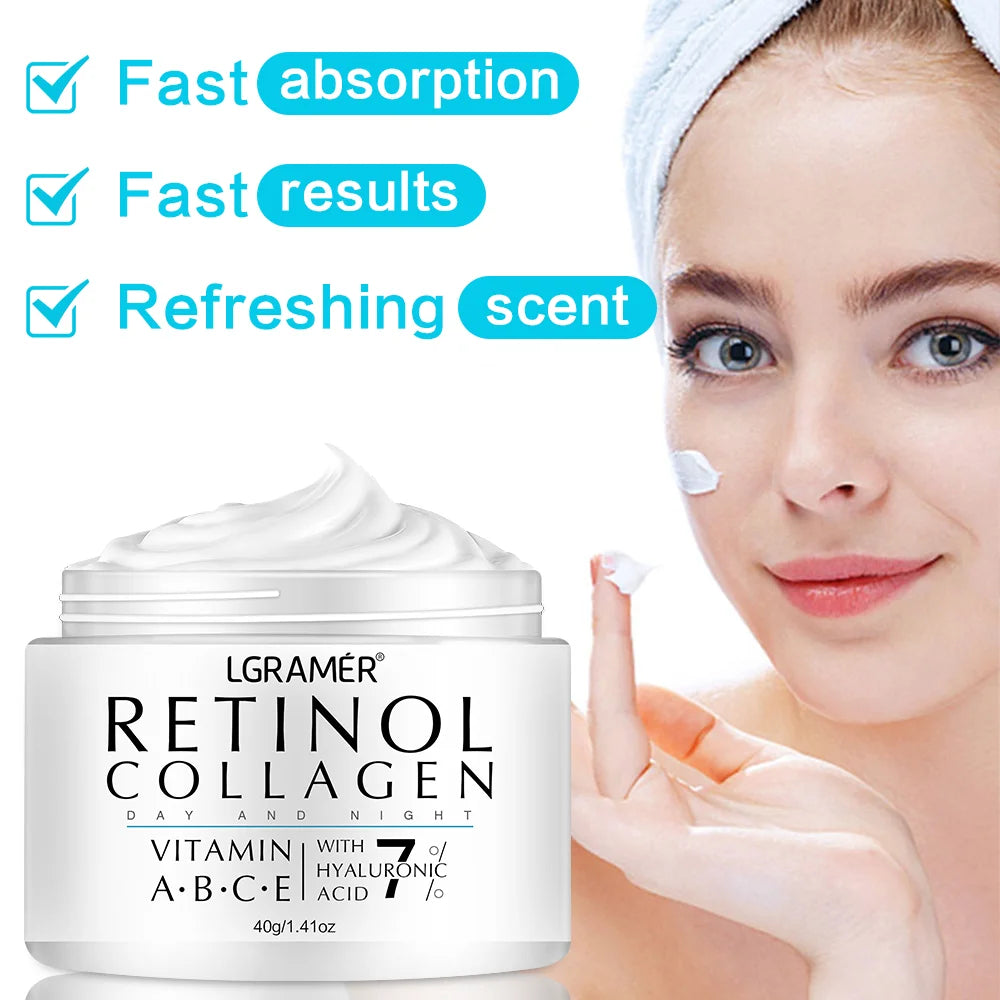 Retinol Wrinkle Remover Face Cream Firming Lifting Anti Aging Fade Fine Lines Moisturizing Whitening Repair Skin Care Cosmetics Oasis Select