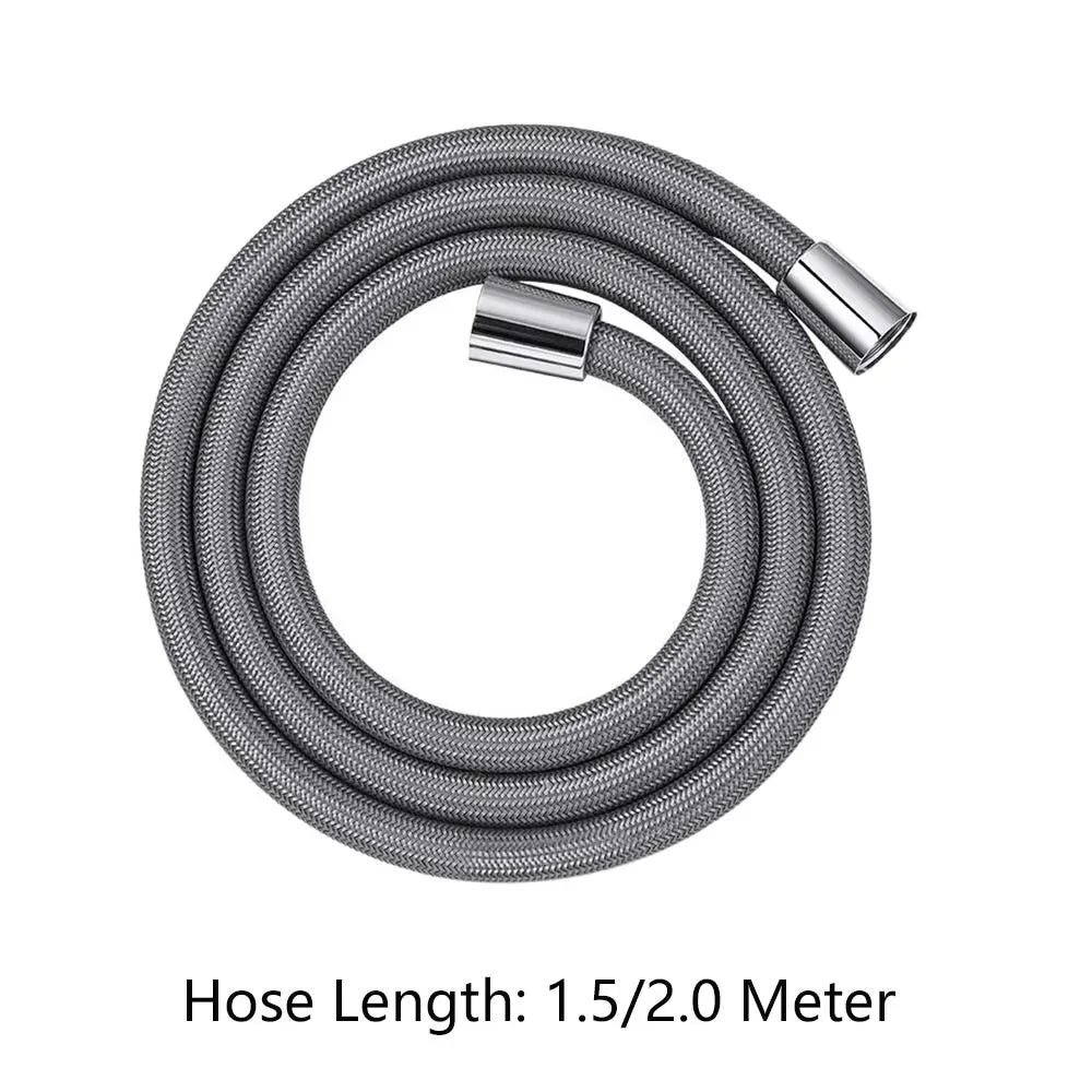 1.5/2.0 Meter Bathroom Nylon High Pressure Smooth Shower Hose Flexible Handheld Anti Winding GI/2 Universal Pipe Tube Oasis Select