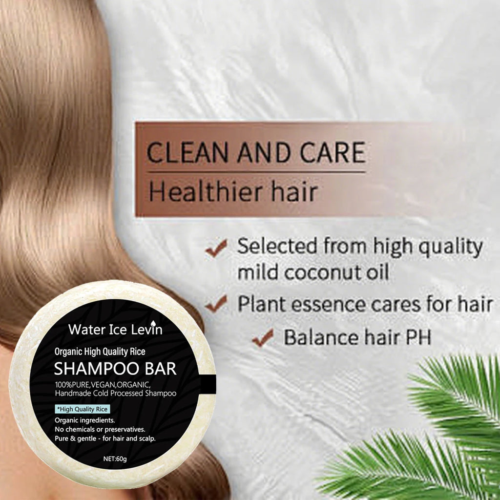 Organic Rice Shampoo Bar – Shea Butter & Coconut Oil All Hair Shampoo Bar Oasis Select
