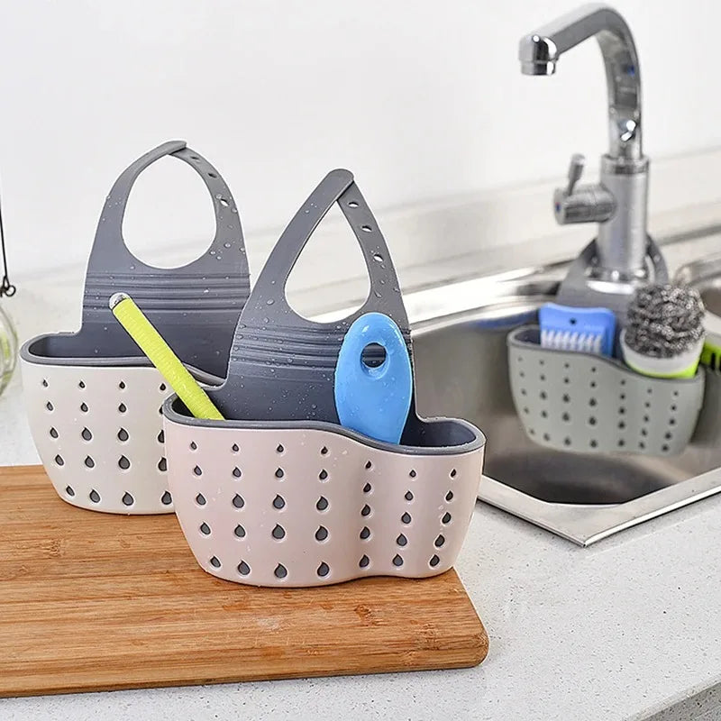 Adjustable Sink Drain Basket – Sponge & Soap Organiser Rack Sink Drain Basket Oasis Select