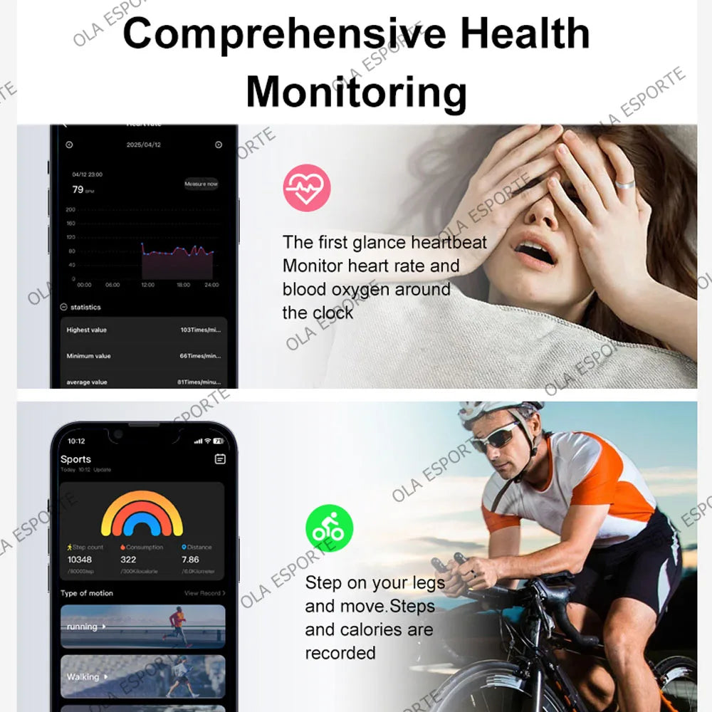Smart Ring 2025 – GPS Fitness, Sleep & Heart Rate Tracker