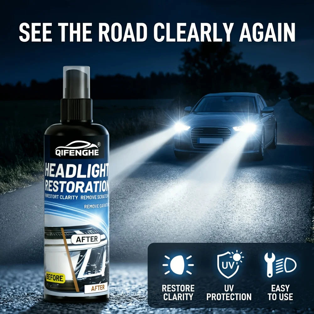 Car Headlight Restore Polish 3.5oz – Removes Yellowing & Haze Headlight Restore Polish Oasis Select