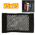 Car Trunk Elastic Storage Net Mesh Fixed Straps Car Organizer Extinguisher Storage Net Bag Seat Back Fixing Bag Auto Accessories Oasis Select 25x25