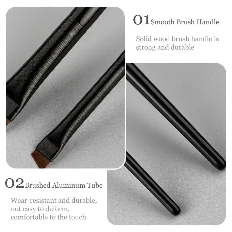1/2/3/4/5pcs Blade Makeup Brushes Eyebrow Eyeline Brush Angled Flat Finer Cosmetic Brush Professional Liner Brow Make Up Tool Oasis Select