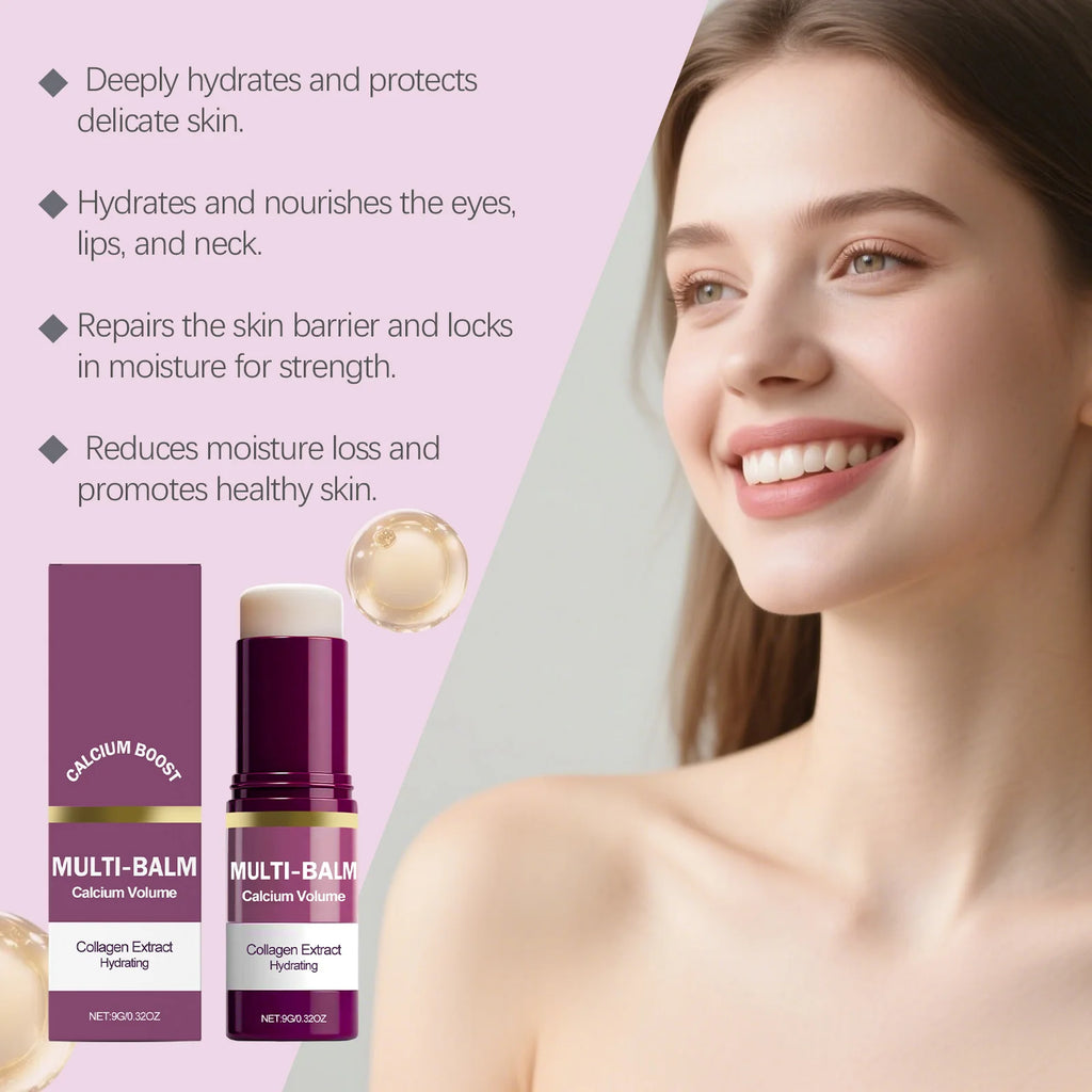 Hoygi Calcium Collagen Multi Balm Stick – Face, Eyes & Neck Moisturizing Balm Stick Oasis Select