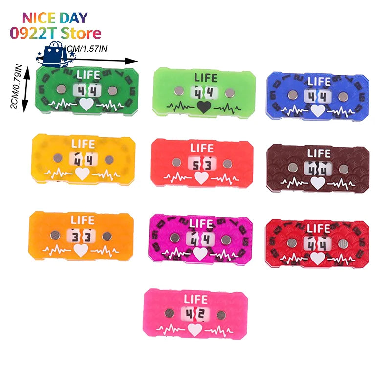 Random 41x20x9mm Wound Tracker 00-99 1 Tracker No Painting Requirement Life Tracker Board Game Counter@#X Oasis Select