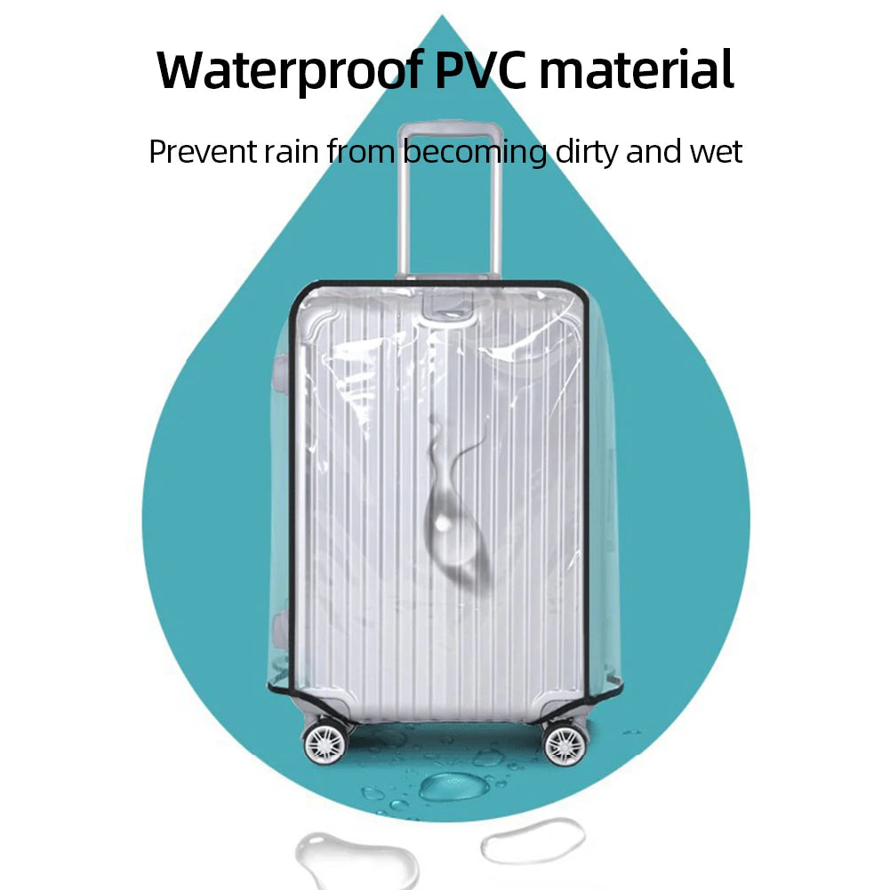 Clear PVC Suitcase Cover Protector 18–30 Inch | Waterproof Luggage Cover Oasis Select