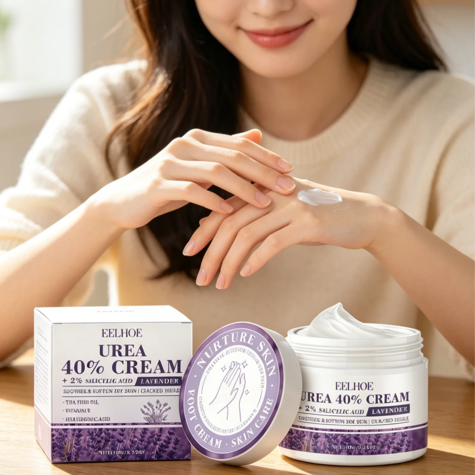EELHOE 40% Urea Cream – Cracked Heel & Dry Foot Repair Urea Foot Cream Oasis Select