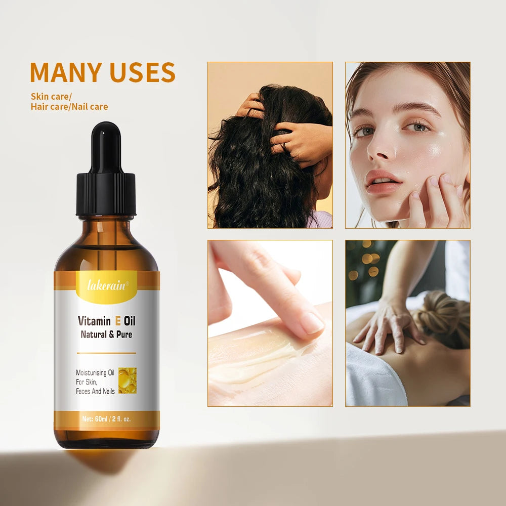Vitamin E Face Oil Skin Care Deep Repairing Anti Wrinkles Whitening Face Enhance Skin Elasticity Facial Care Essencial Oil Oasis Select